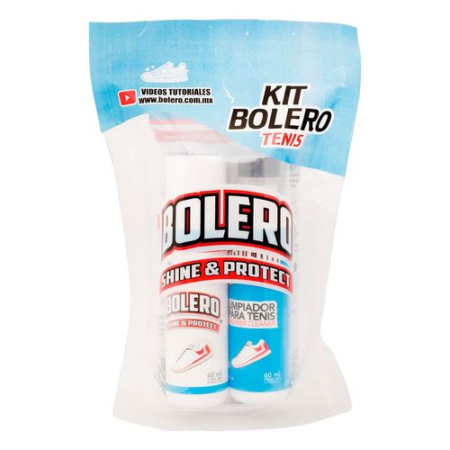 Kit Limpieza Bolero para Tenis Bolero y Limpiador de 60ml