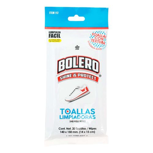 Toallitas Limpiadoras Boleto para Tenis 20 Toallitas