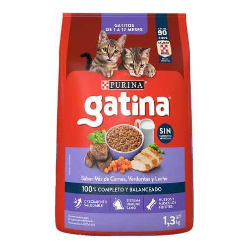 Purina Gatina Gatito Pollo 1.3kg