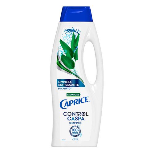 Shampoo Caprice Control Caspa Limpieza Refrescante Eucalipto 750ml