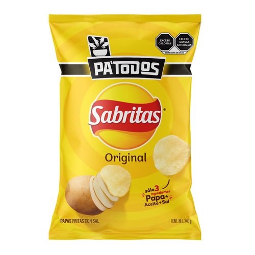Botana Sabritas Sal Pa Todos 240 g