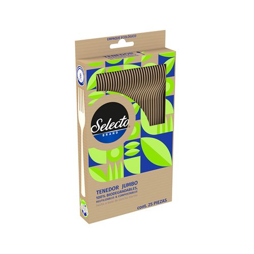 Tenedor Jumbo Selecto con 25 Piezas