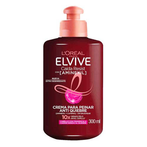Crema Para Peinar Elvive Anti-Quiebre Aminexil 300ML