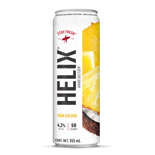 Hard Seltzer Helix Piña Colada 355ml