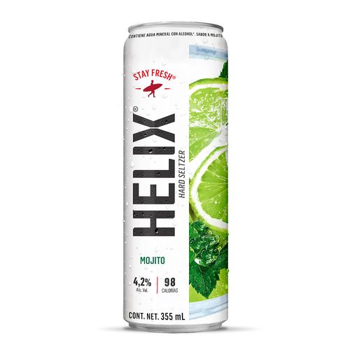 Hard Seltzer Helix Mojito 355ml