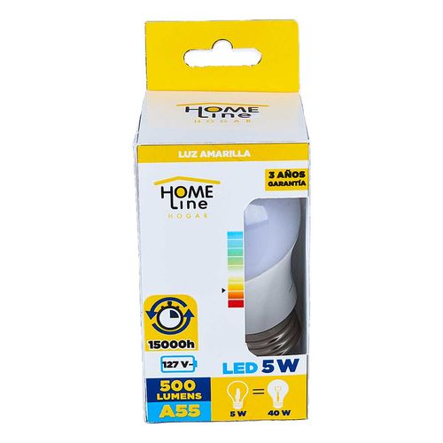 Foco Led Home Line 5 Watts Calida 1 Pza