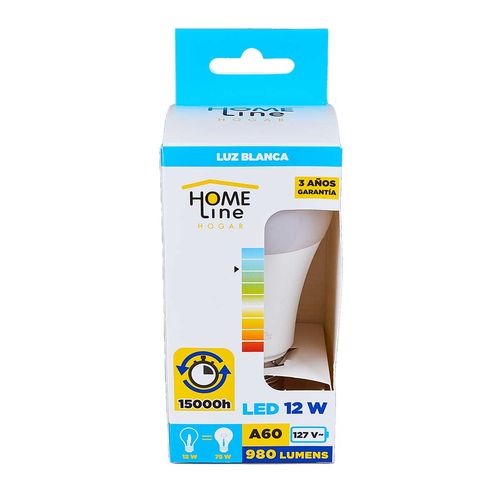 Foco Led Home Line 12 Watts Blanca 1 Pza