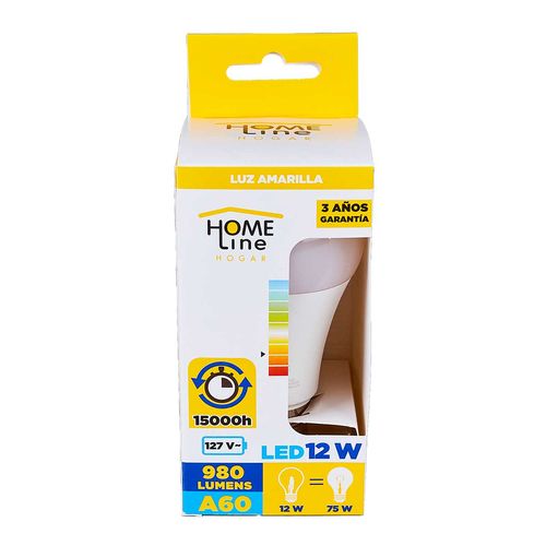 Foco Led Home Line 12 Watts Calida 1 Pza