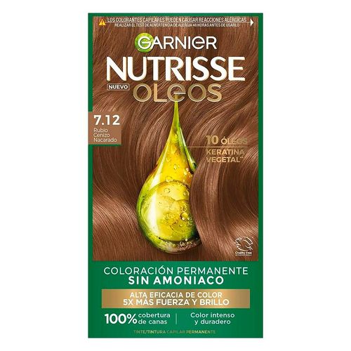 Tinte Nutrisse Oleos Rubio Cenizo 1 Pieza