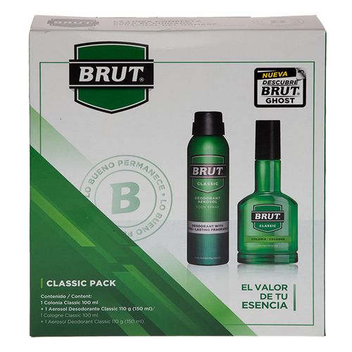 Colonia Brut Classic Caballero y Aerosol