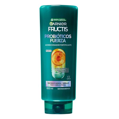 Acondicionador Garnier Fructis Probióticos Fuerza 650ml