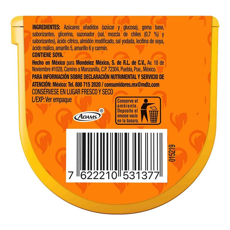 Goma De Mascar Bubbaloo Rollo Mango 56.7g | Chedraui