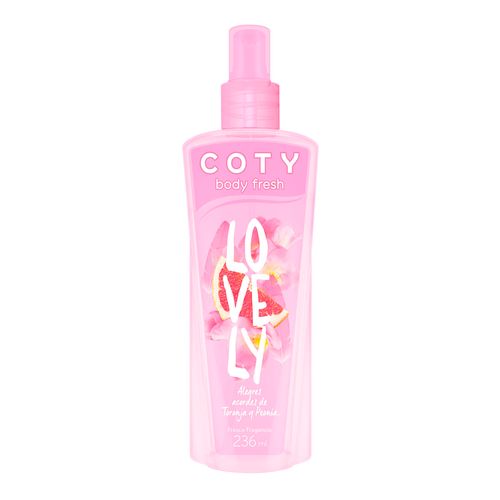 Fragancia Corporal Coty Body Fresh Lovely para mujer 236ml