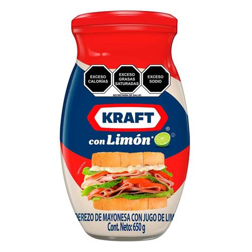 Mayonesa Kraft con Limón 650g