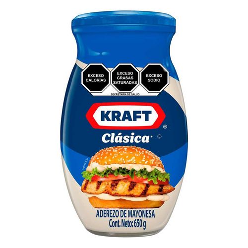 Mayonesa Kraft tipo Casero 650g