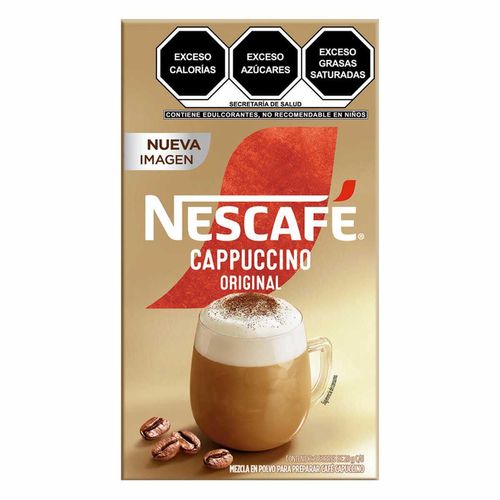 Café Soluble Nescafé Cappuccino Original 6 sobres de 20gc/u