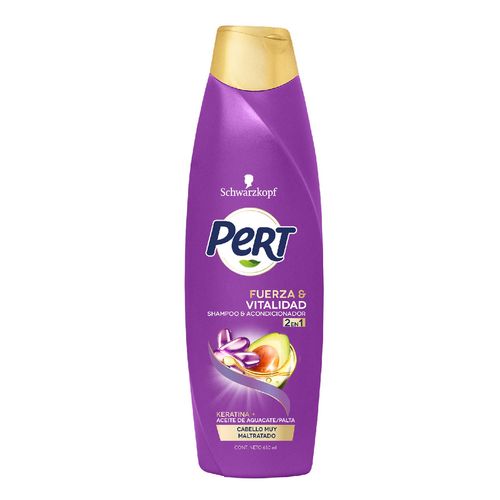Shampoo Pert Fuerza Keratina y Aceite de Aguacate 650ml