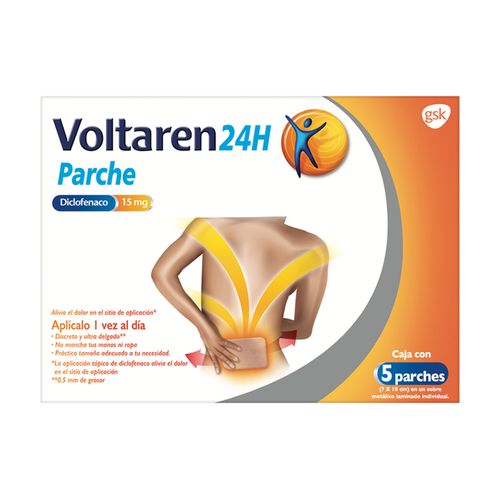 Voltaren 24H Parches Chicos 15mg