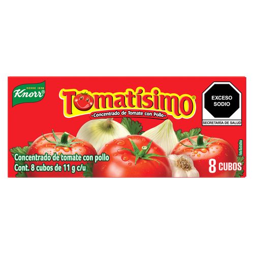 Concentrado de Tomate Knorr Tomatísimo 8 cubos de 11g