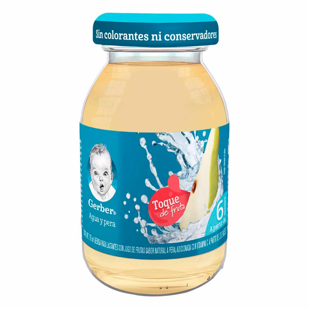Bebida Hidratante Gerber Toque de Fruta Etapa Pera 175ml Chedraui