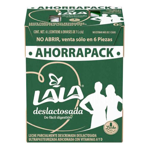 Leche Lala Deslactosada 6 piezas de 1L