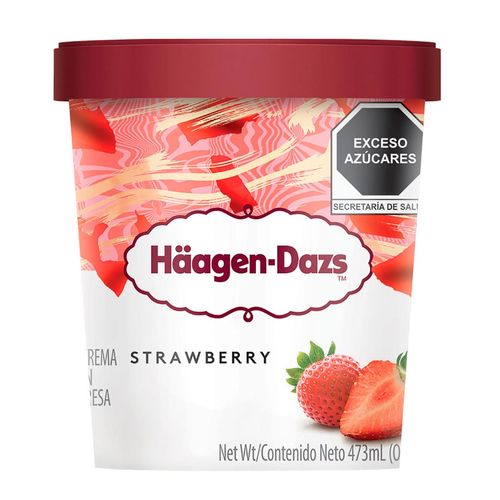 Helado Haagen Dazs Fresa 473ml