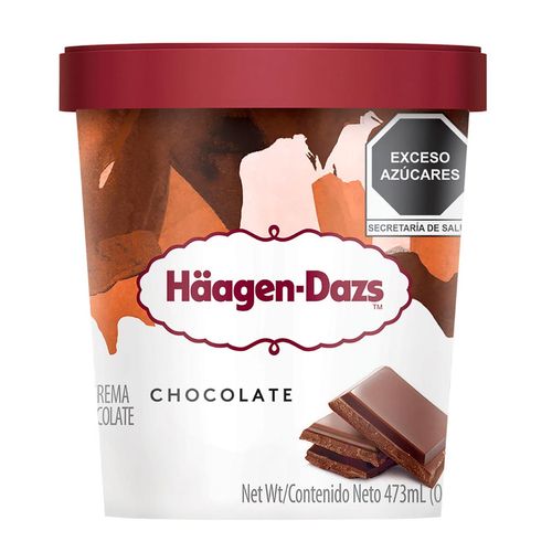 Helado Haagen Dazs pinta Chocolate 473ml
