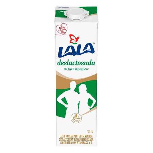 Leche UHT Lala Deslactosada Semi 1L