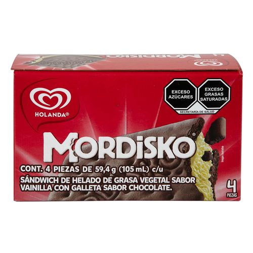 Sándwich Holanda Mordisko Vainilla 420g