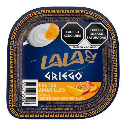 Yoghurt Batido Lala Griego Frutos Amarillos 120g