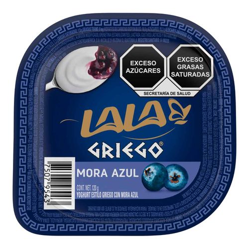 Yoghurt Batido Lala Griego Mora Azul 120g