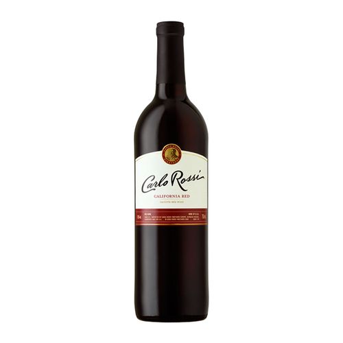 Vino Tinto Estadounidense Carlo Rossi Red 750ml