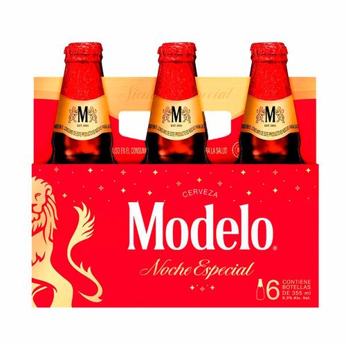 Cerveza Modelo Noche Especial 6 Pack Botella 355ml