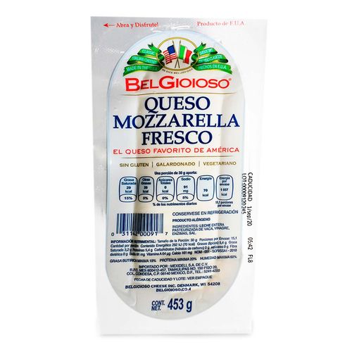 Queso Belgioioso Mozzarella Fresca 453g