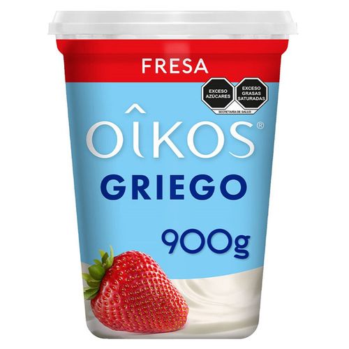 Yoghurt Griego Oikos Con Fresa 900g