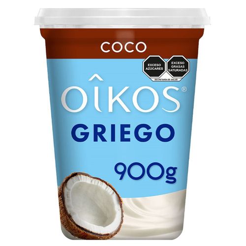 Yoghurt Griego Oikos Con Coco Rallado 900g