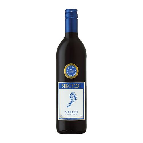 Vino Tinto Barefoot Merlot Eua 750ml