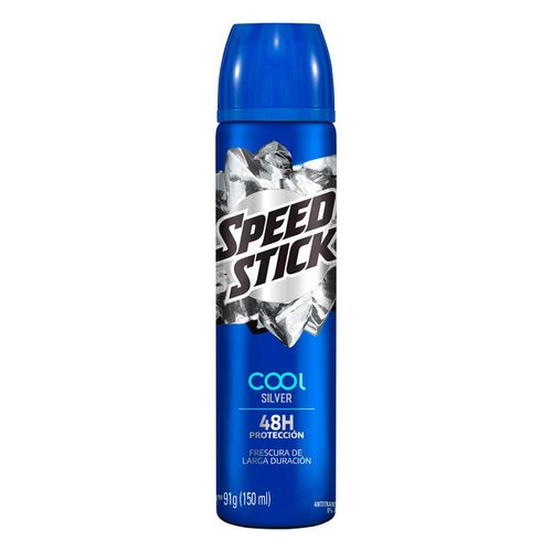 Antitranspirante Speed Stick Cool Silver en Aerosol 91g