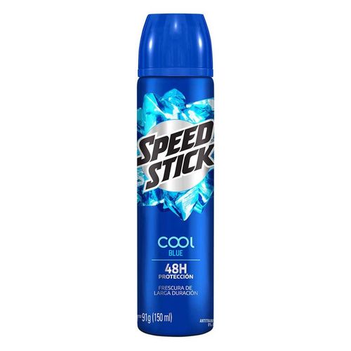 Desodoerante Antitranspirante en Aerosol Men Speed Stick Cool Blue 150ml
