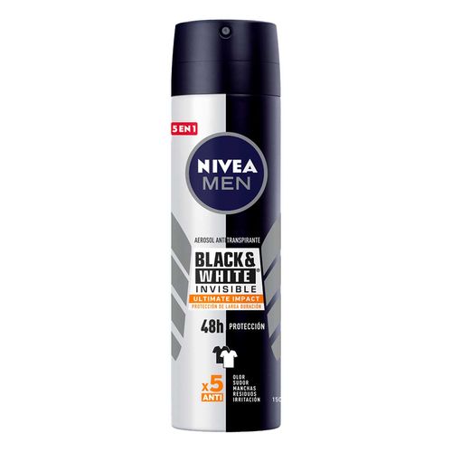 Desodorante Anti manchas NIVEA MEN black & white invisible ultimate 150ml