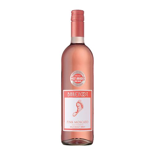 Vino Rosado Estadounidense Barefoot Pink Moscato 750ml