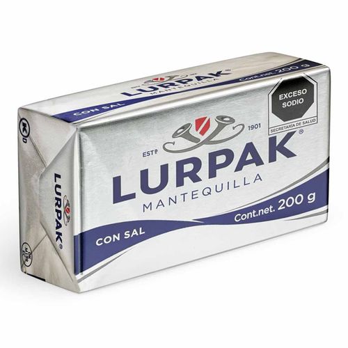 Mantequilla en Barra con Sal Lurpak 200g