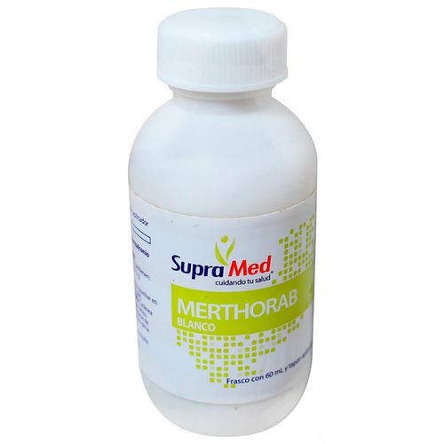 Tintura SupraMed Merthorab Blanco Antiséptico 60 ml
