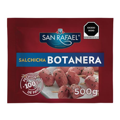 Salchicha de Pavo San Rafael Botanera 500g