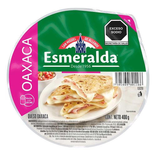 Queso Oaxaca Esmeralda 400g