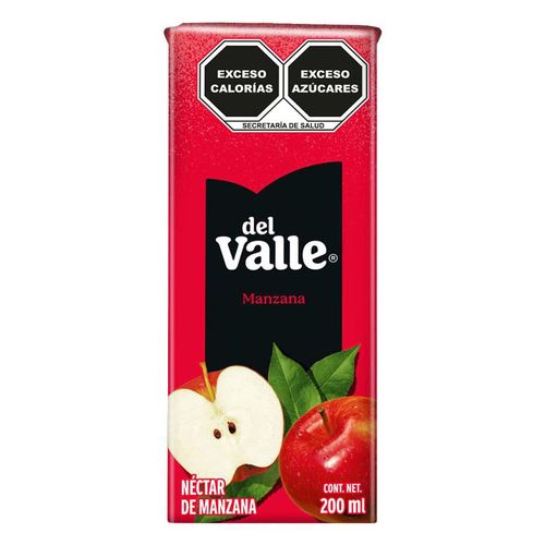 Néctar Del Valle Sabor Manzana Clarificada 200ml