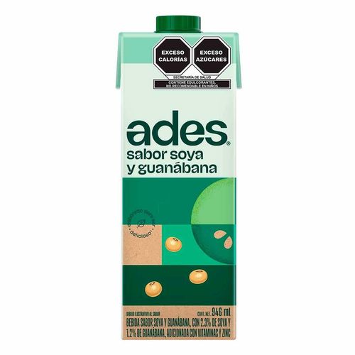 Bebida de Soya AdeS sabor Guanabana 946ml