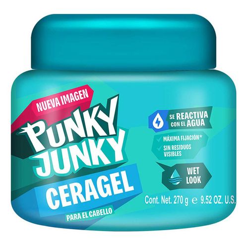 Cera Gel para Peinar Punky Junky Aspecto Húmedo 270g