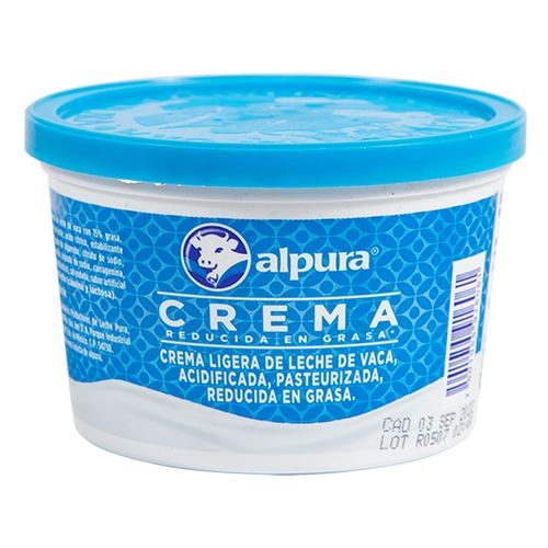 Crema Alpura Entera Reducida en Grasa 426ml