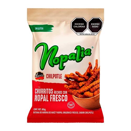 Churritos Nopalia Nopal Chipotle 80g